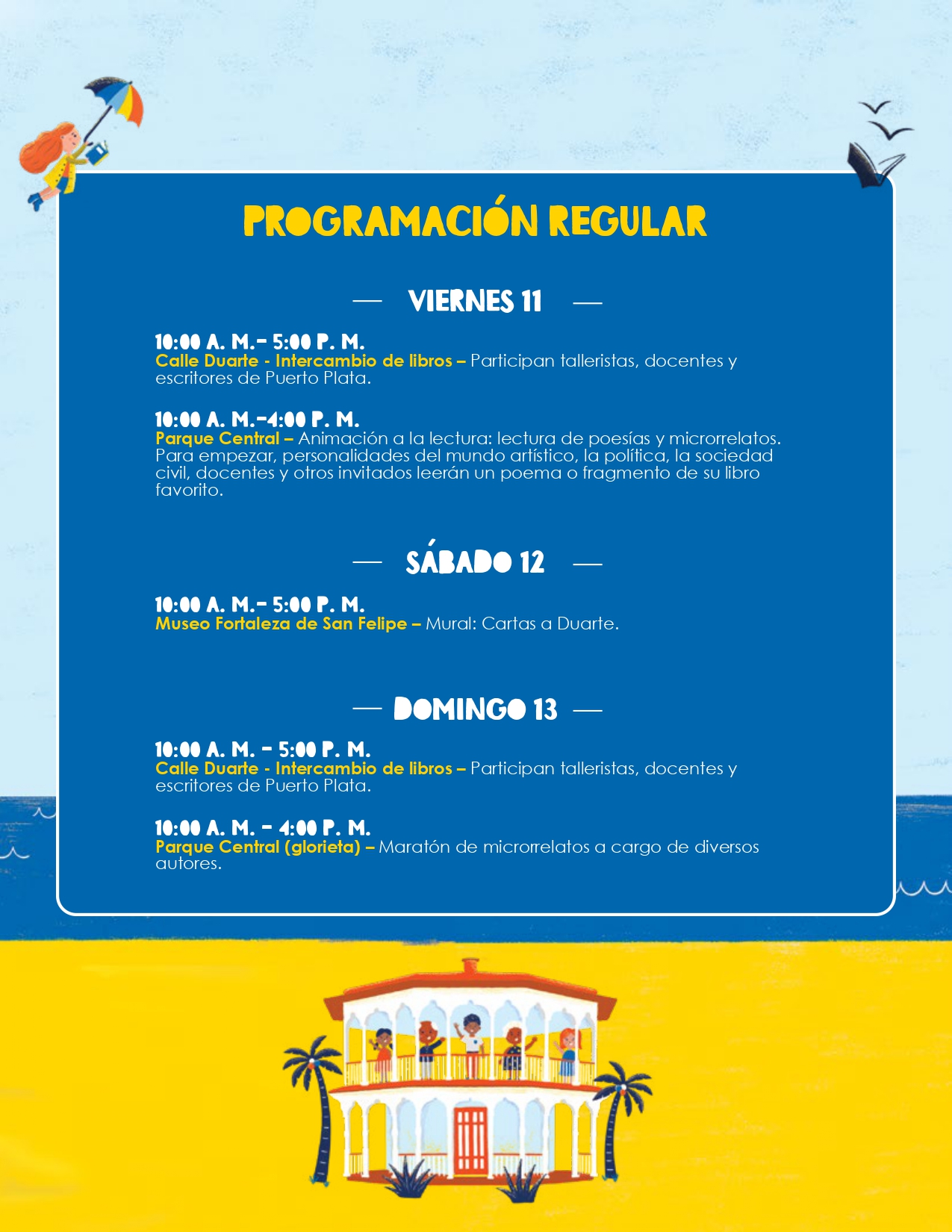 feria del libro puerto plata